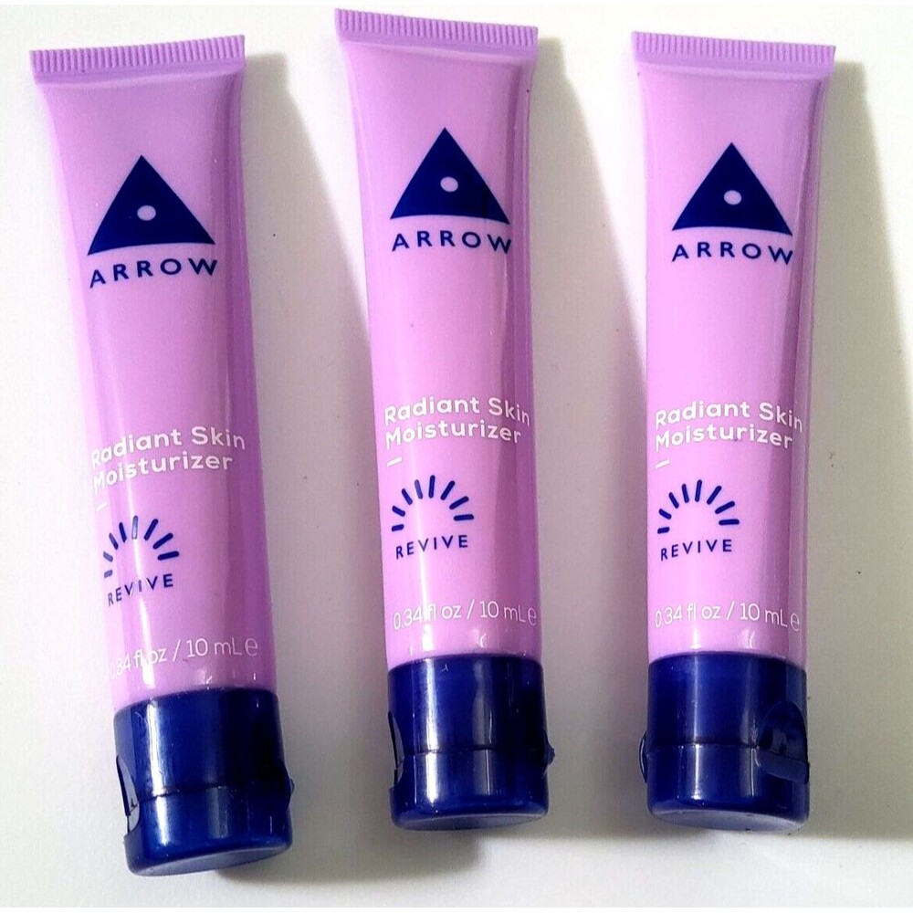Lot Of 3-Arrow Radiant Skin Moisturizer Revive 0.34 oz / 10ml, Sealed